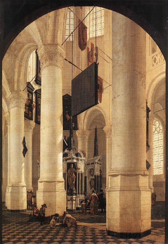 HOUCKGEEST, Gerard New Church in Delft with the Tomb of Willem the Silent g Spain oil painting art